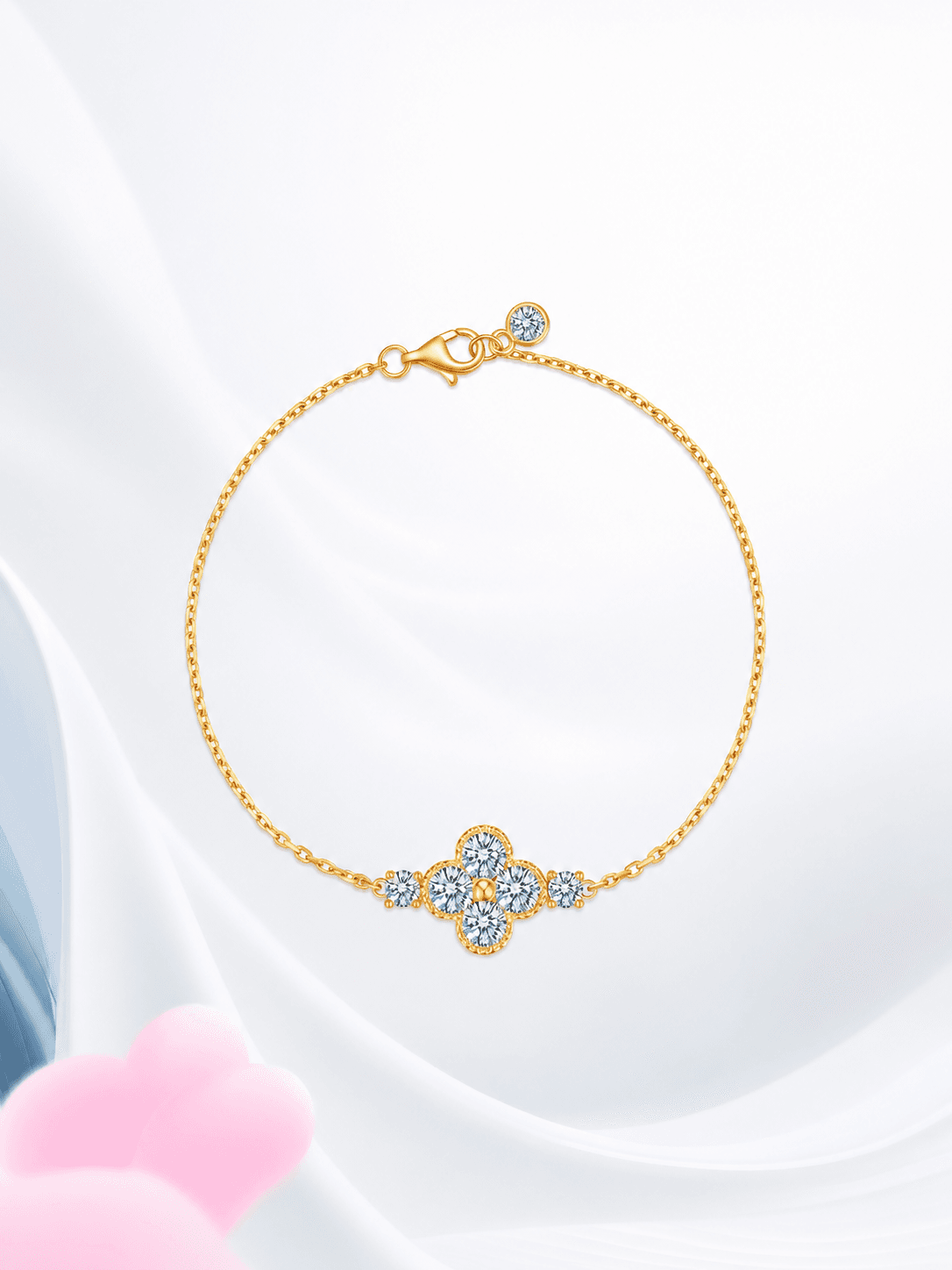 Kingdom Bracelet Clover Pavé