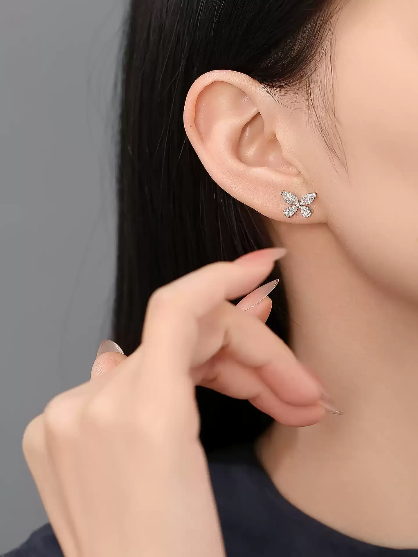 Kingdom Earrings Butterfly - View 2