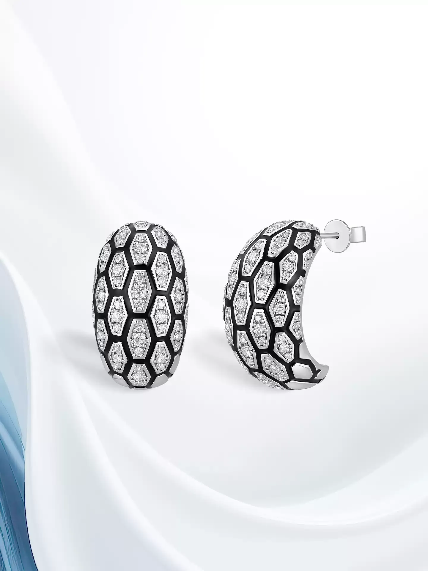 Kingdom Earrings Honeycomb