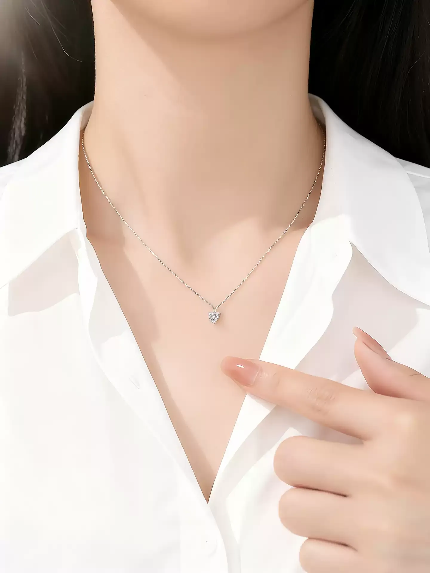 Kingdom Necklace Solitaire - View 4