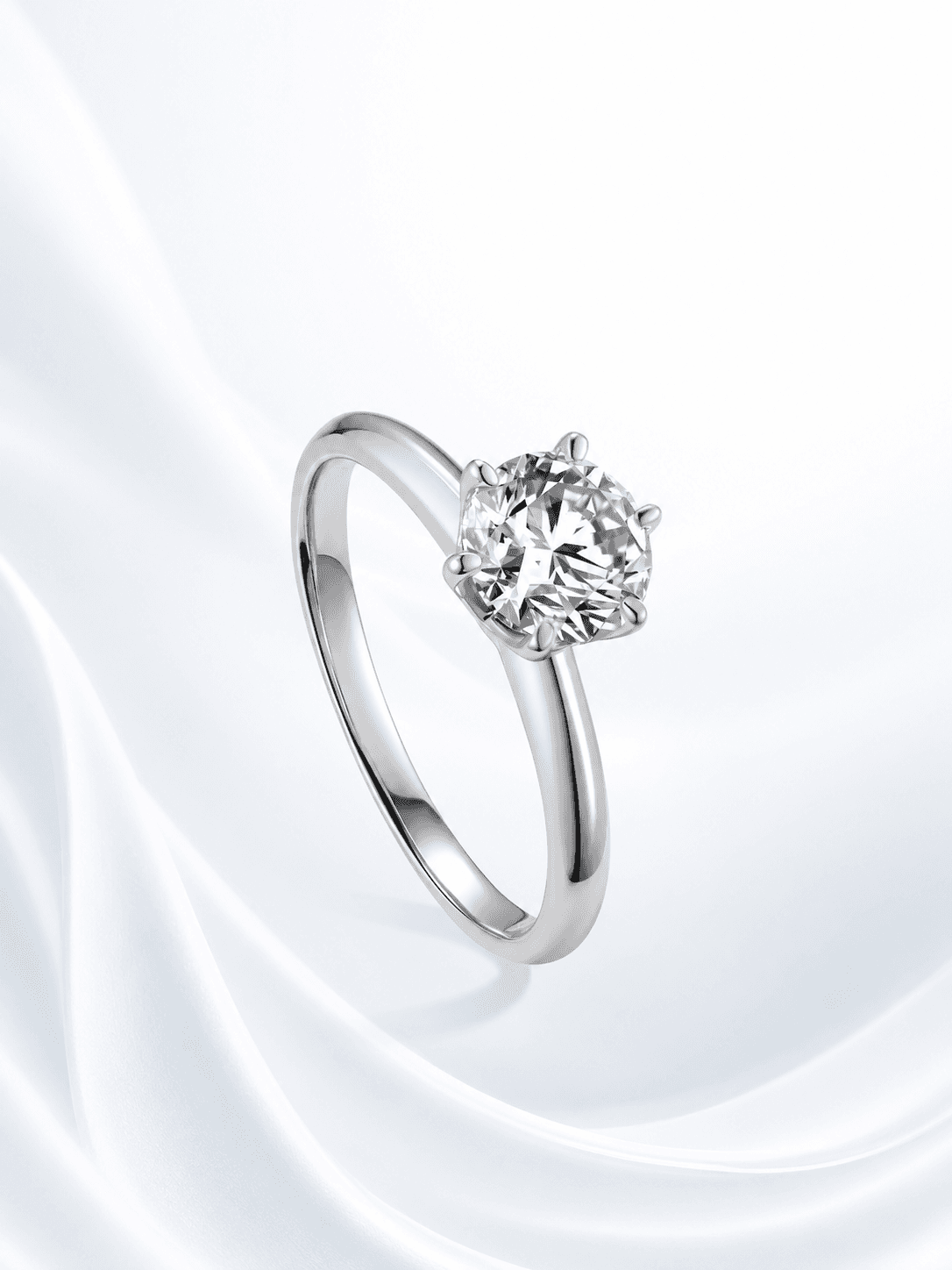 Classic Six-Prong Ring