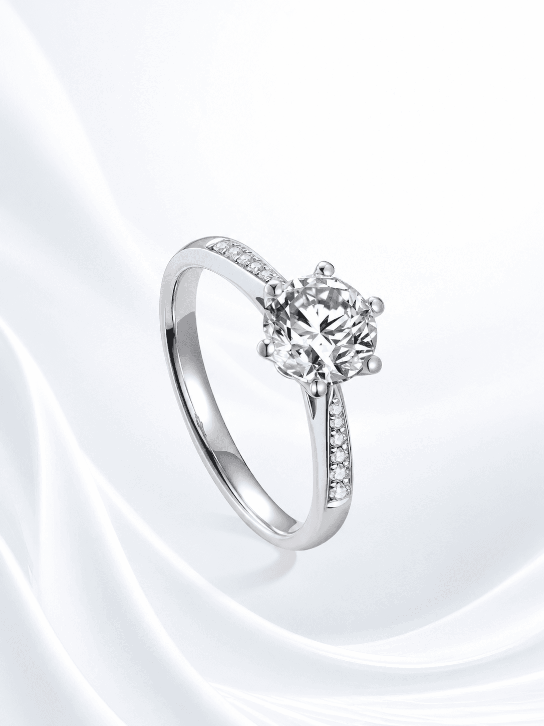 Six-Prong Solitaire Ring