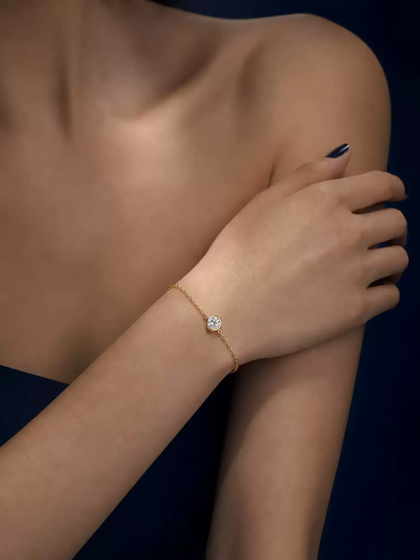 Kingdom Bracelet Bubble Solitaire - View 2