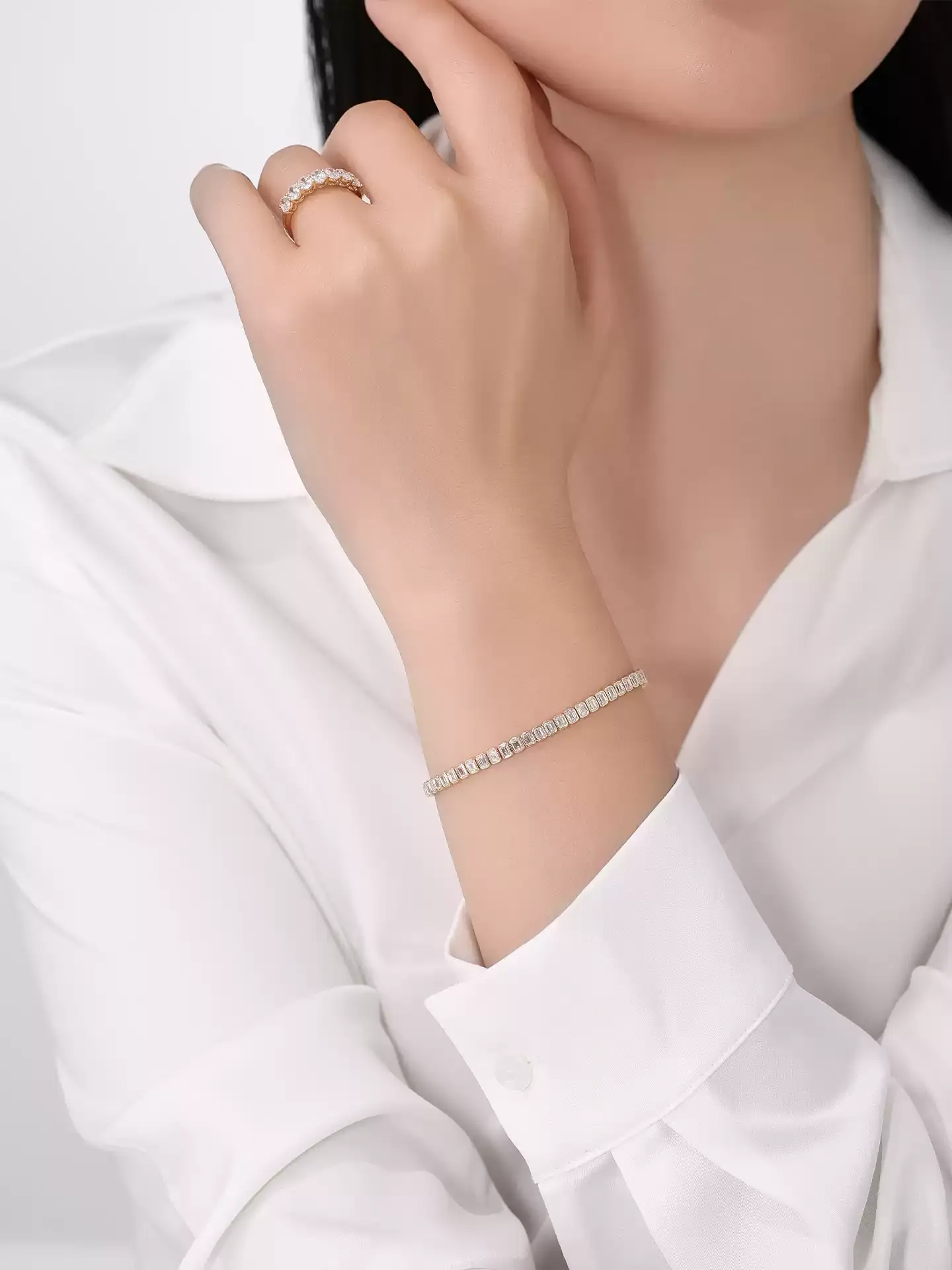 Kingdom Bracelet Emerald Cut - View 3