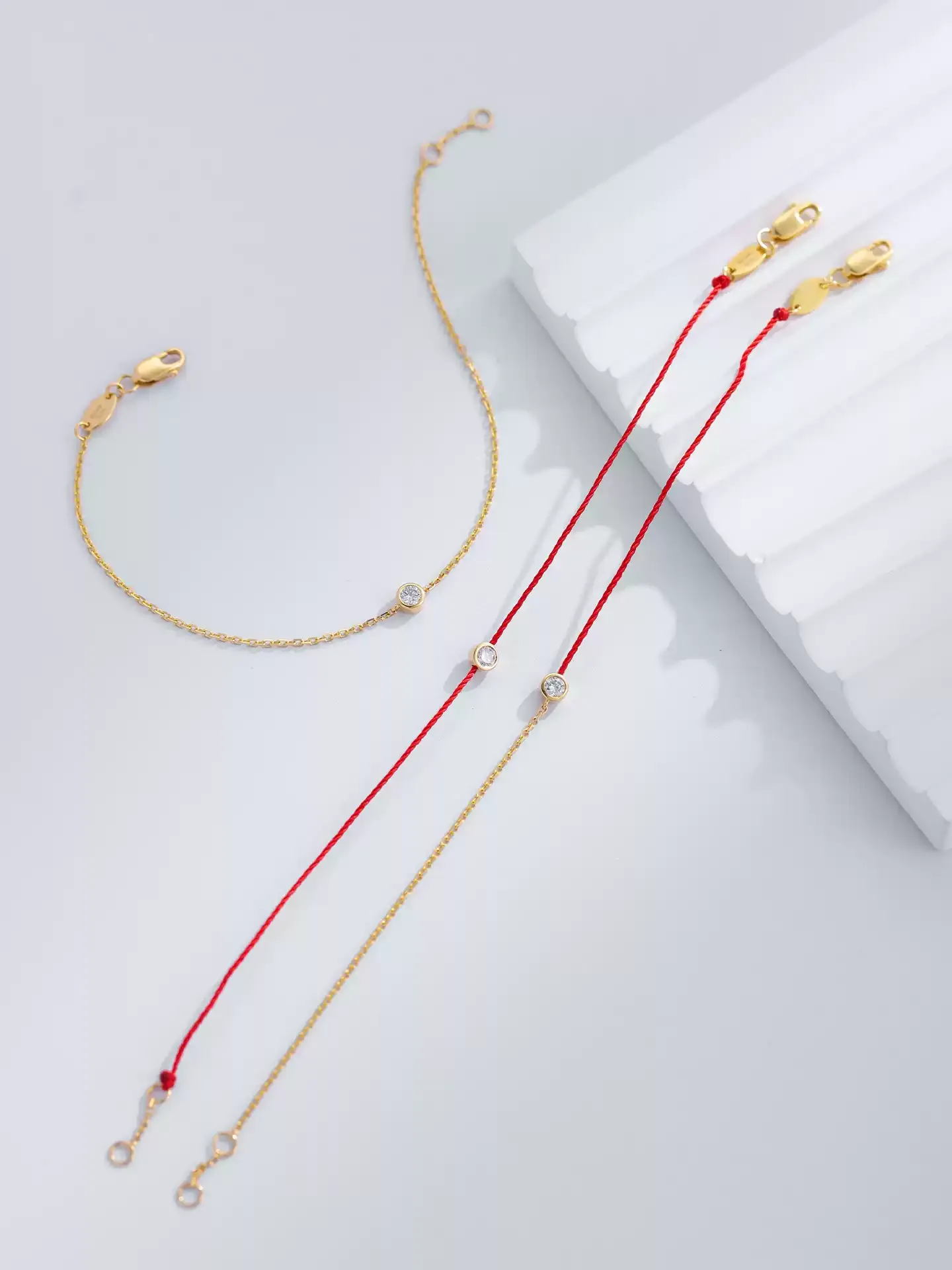 Kingdom Bracelet Minimalist Red Cord - View 5