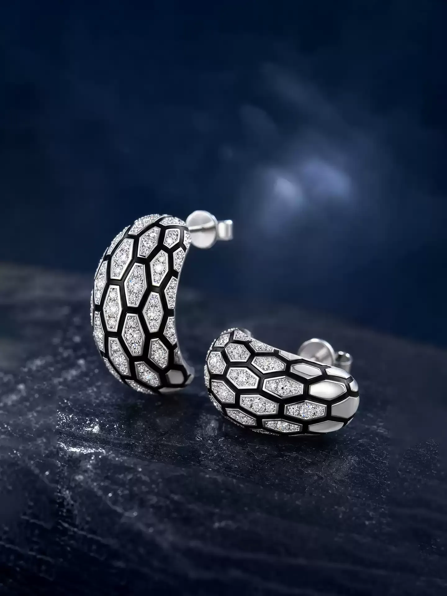 Kingdom Earrings Honeycomb - View 4