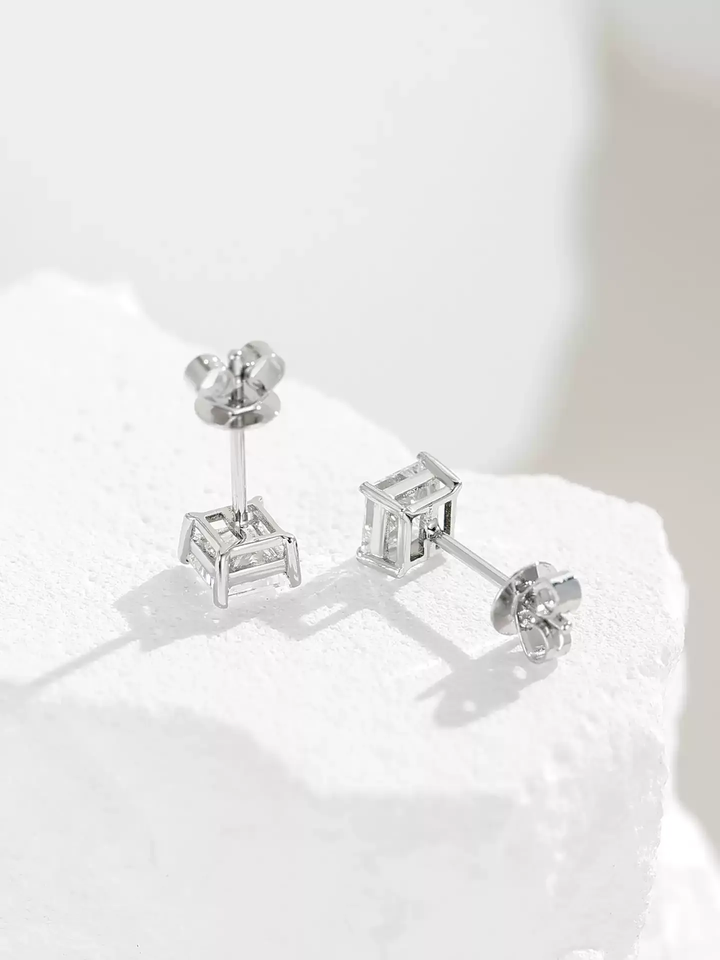 Kingdom Earrings Princess Cut - View 2