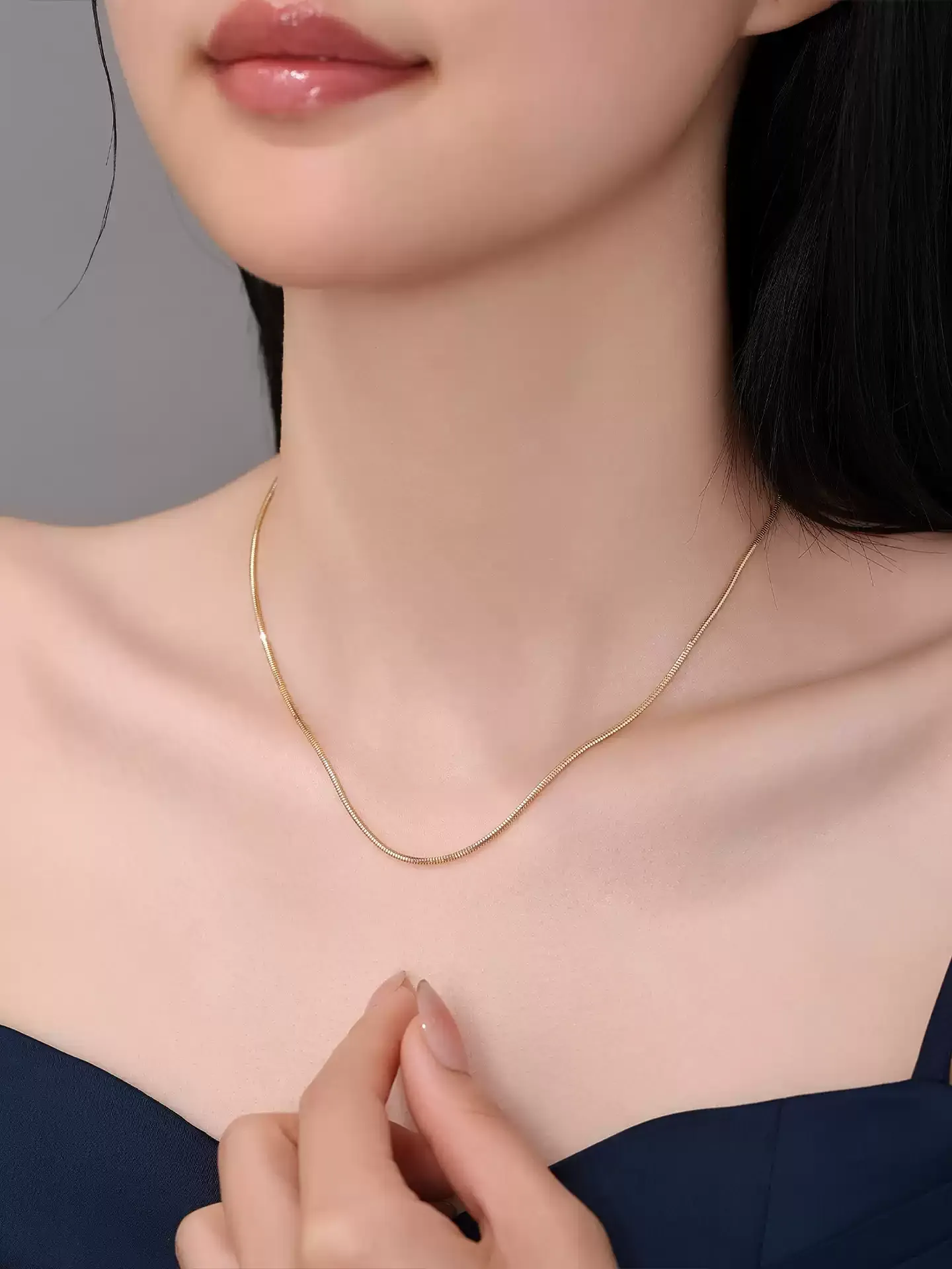 Kingdom Necklace Snake Chain - View 6