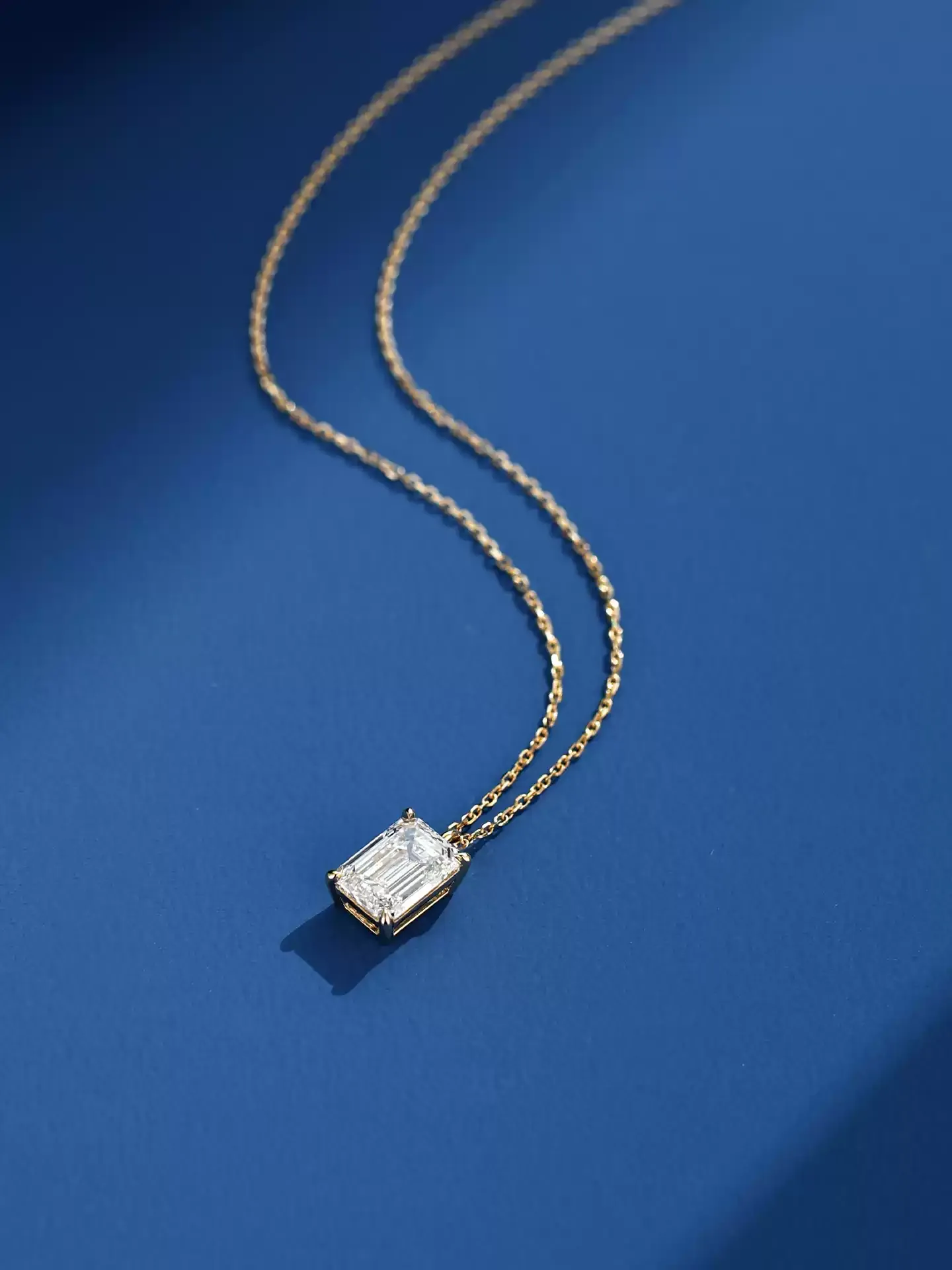 Kingdom Necklace Sugar Cube Solitaire - View 2