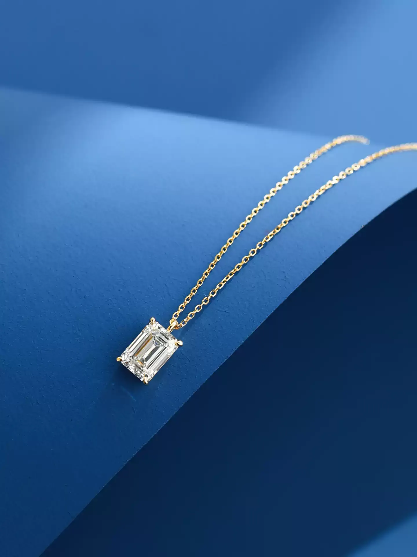 Kingdom Necklace Sugar Cube Solitaire - View 3