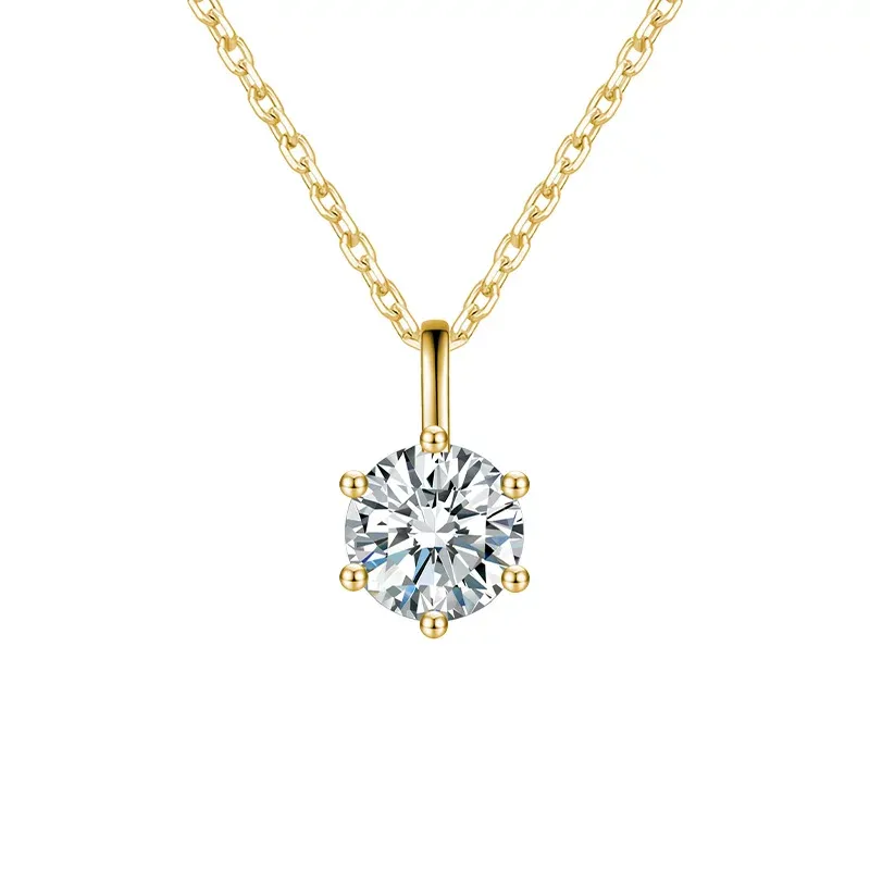 Round Solitaire Pendant